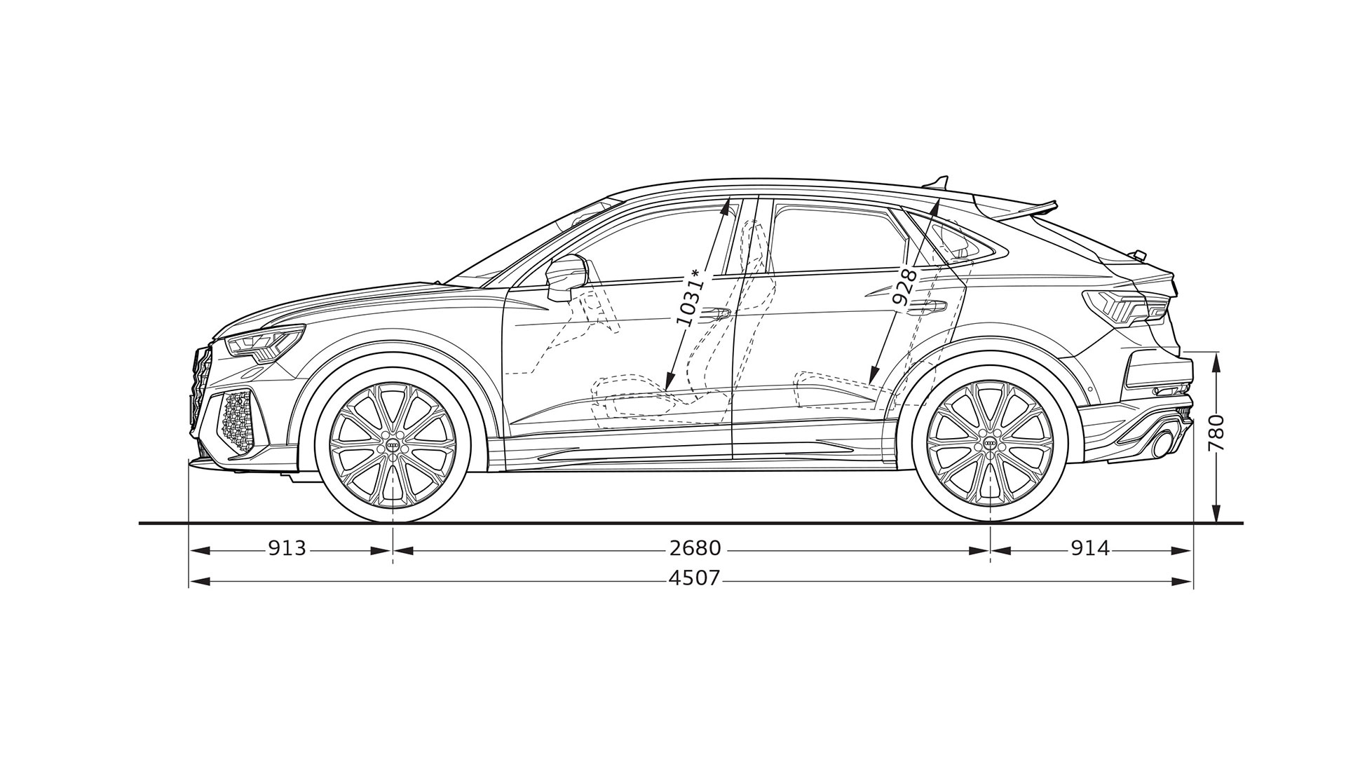 Dimensions > Audi RS Q3 Sportback > RS > Audi Australia